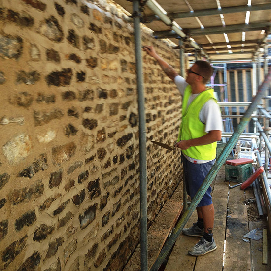 Lime Mortar Repointing at Abingdon Old Gaol