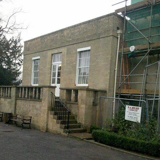 Stonework Restoration at Bury Knowle Library